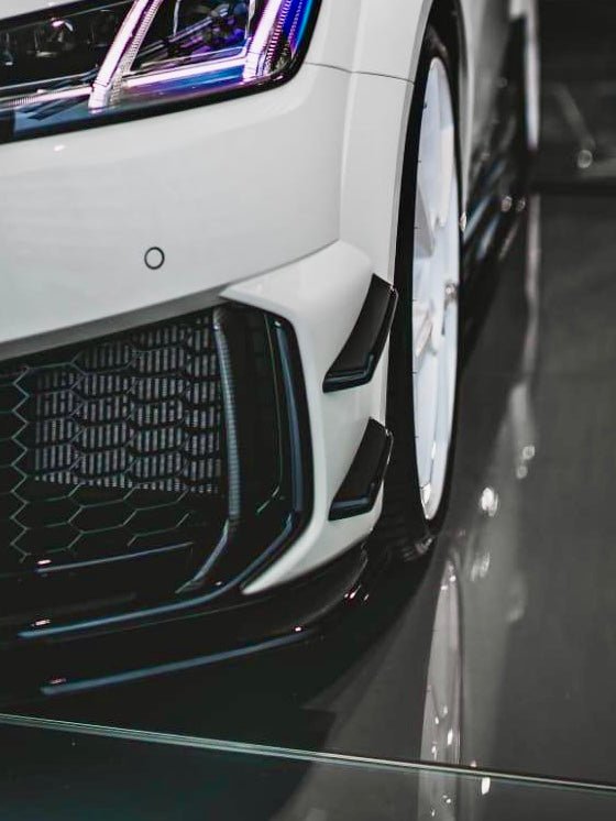 TTRS 8S Front Aero – Dry Carbon Splitter Package for 2019+ Facelift
