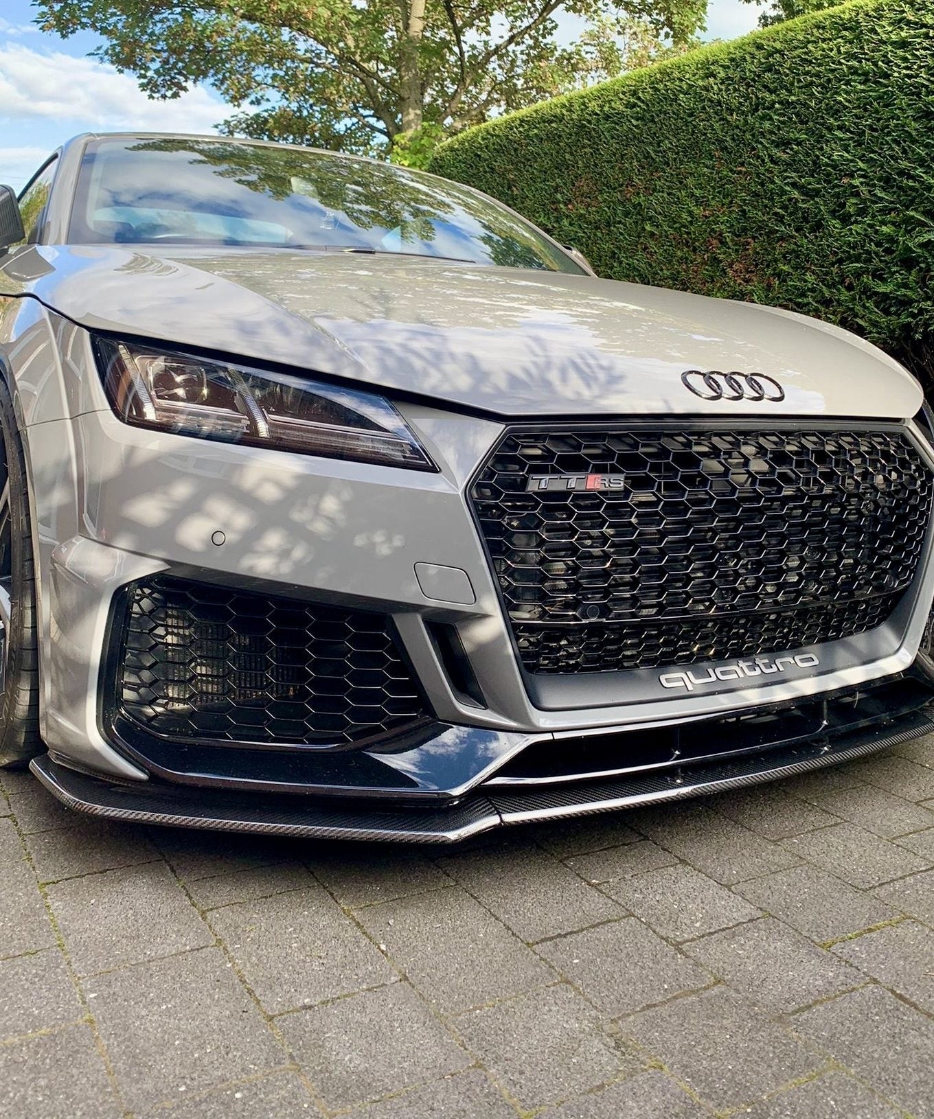 TTRS Carbon Splitter – Dry Carbon Front Lip for 2019+ Audi TTRS 8S FL