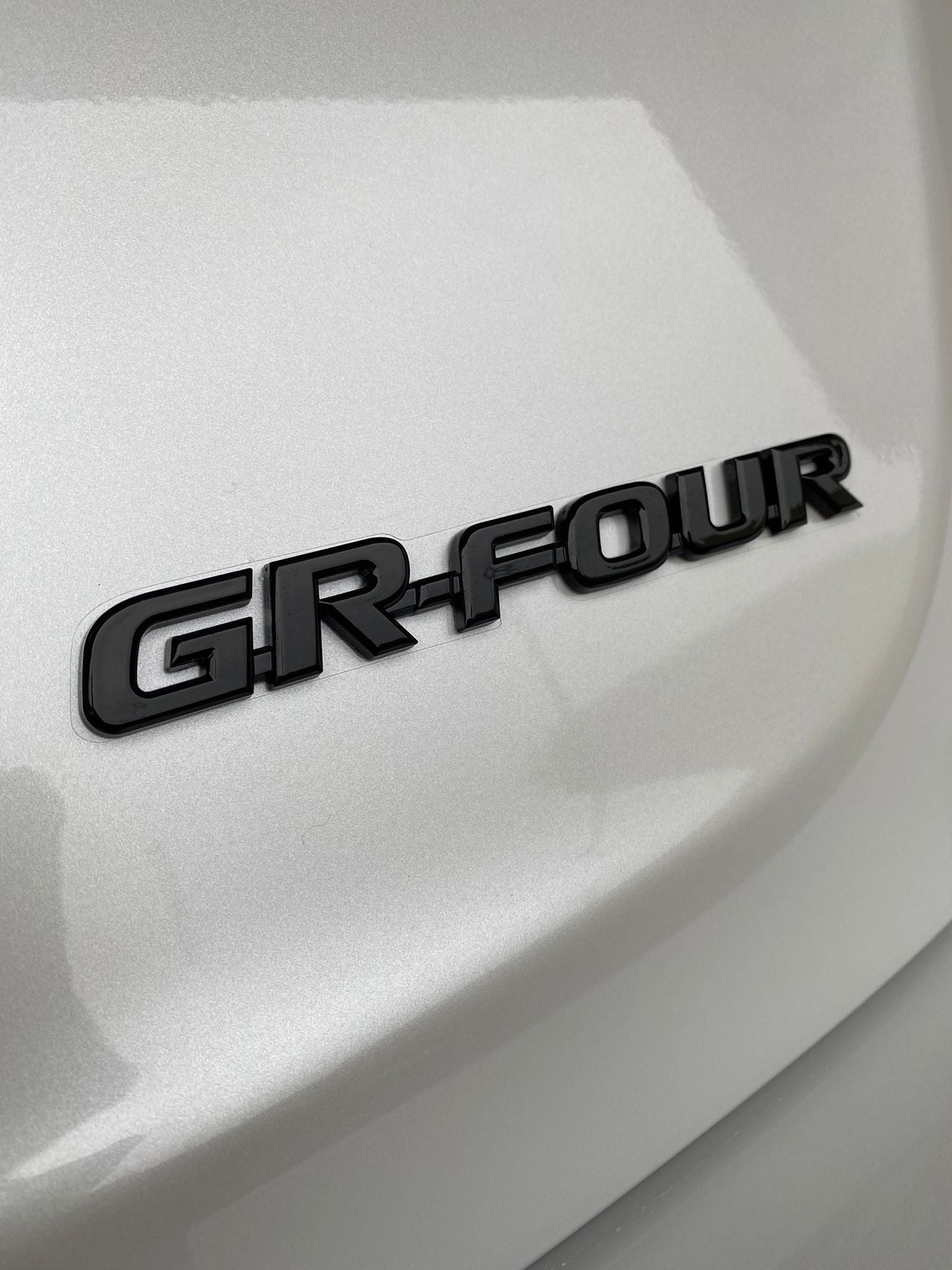 Yaris GR Rear Badges – Gloss Black Badge Set for Toyota GR Yaris