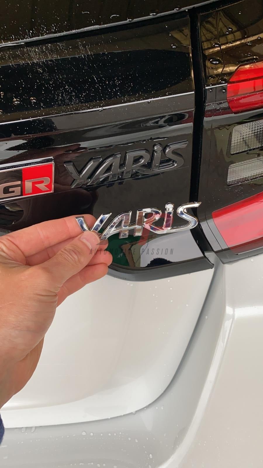Yaris GR Rear Badges – Gloss Black Badge Set for Toyota GR Yaris