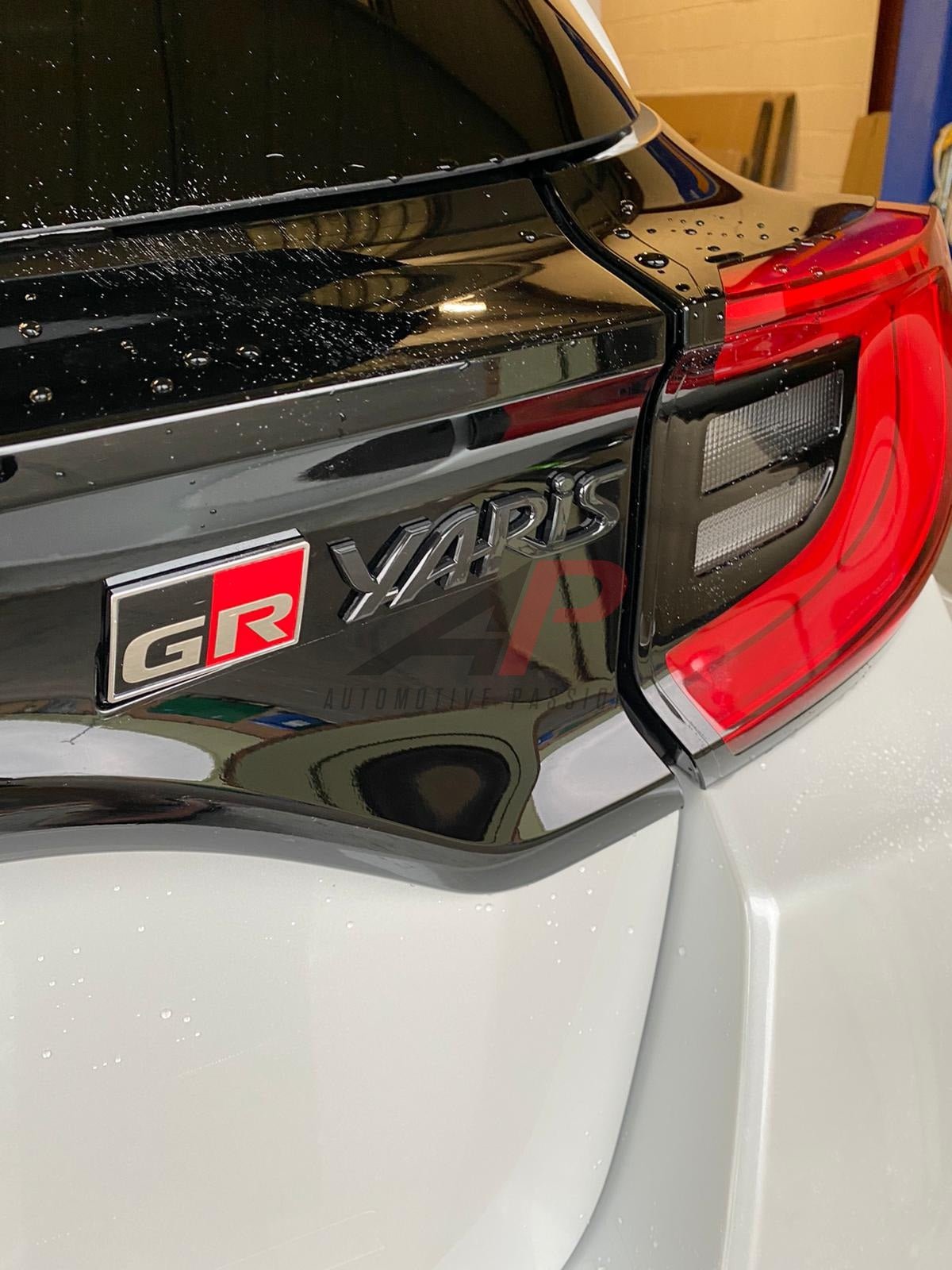 Yaris GR Rear Badges – Gloss Black Badge Set for Toyota GR Yaris