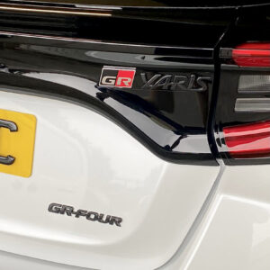 Yaris GR Rear Badges – Gloss Black Badge Set for Toyota GR Yaris