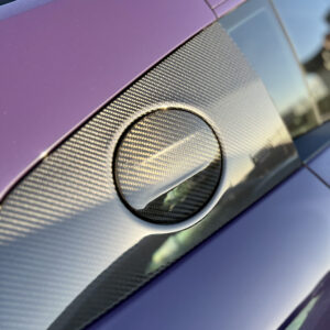 R8 CARBON FUEL CAP - AUDI R8 GEN 2 DRY CARBON FIBRE FUEL DOOR UPGRADE