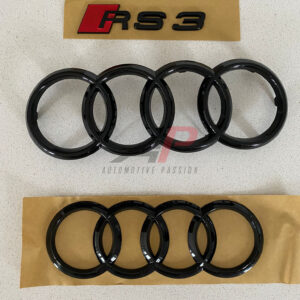 audi gloss black badge